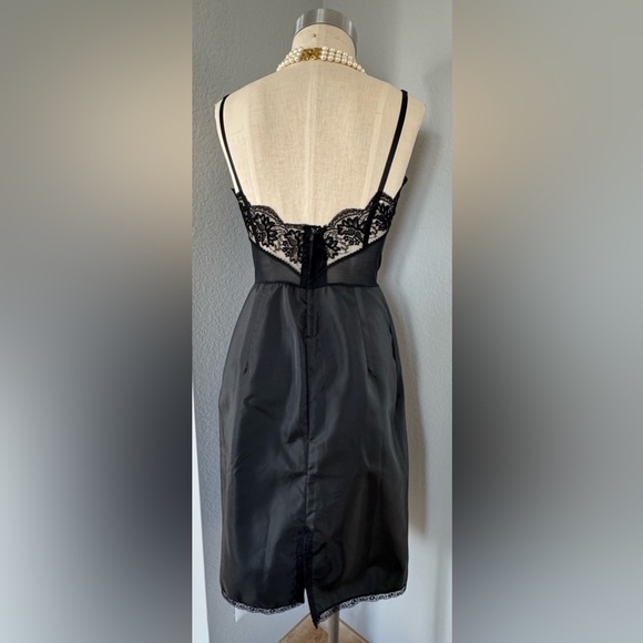 Vintage 50s/60s Keyline by Keystone Lace Slip Dress Small - Picture 4 of 10